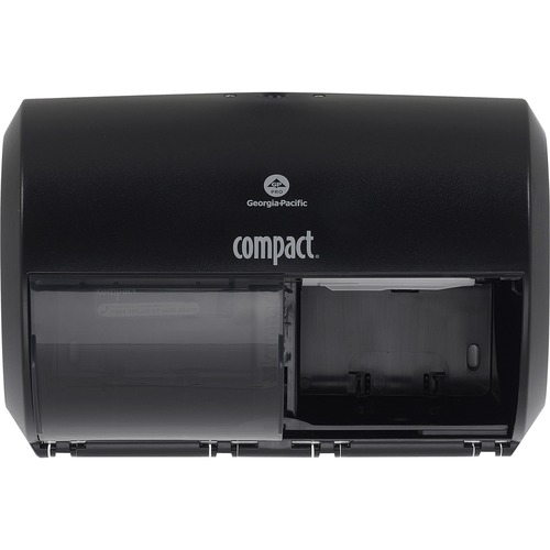 Compact 2-Roll Side-by-side Coreless High-capacity Toilet Paper Dispenser
