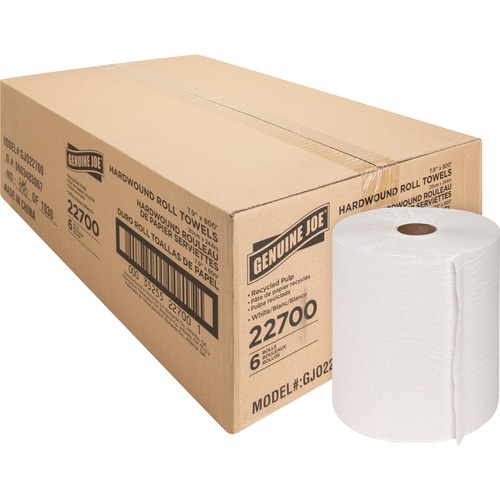 Genuine Joe Hard Wound Roll Paper Towels