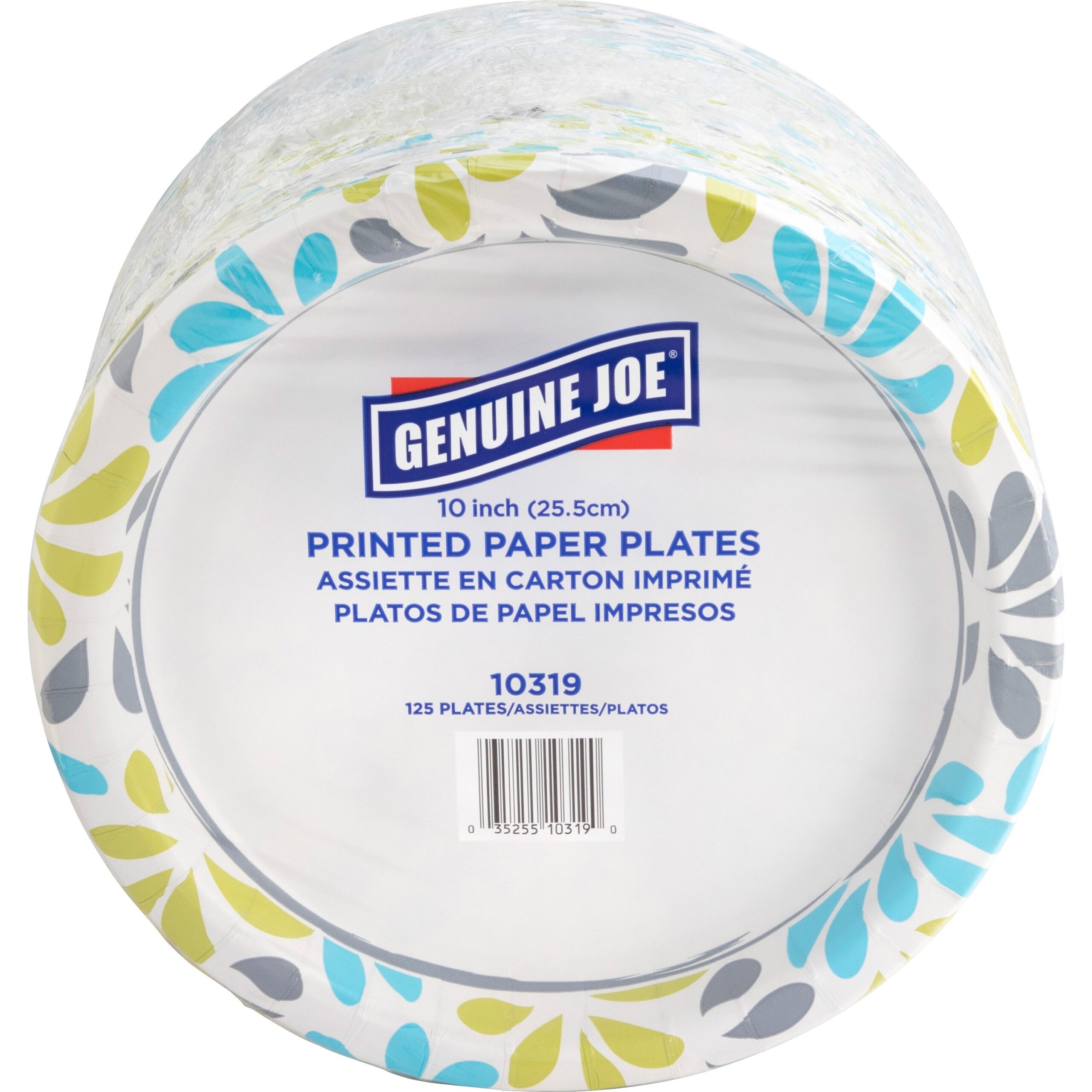 Genuine Joe Printed Paper Plates