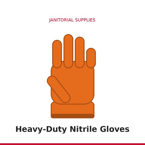 Heavy-Duty Nitrile Gloves