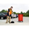 Genuine Joe Plastic Lobby Broom, 32" Length - Image 2
